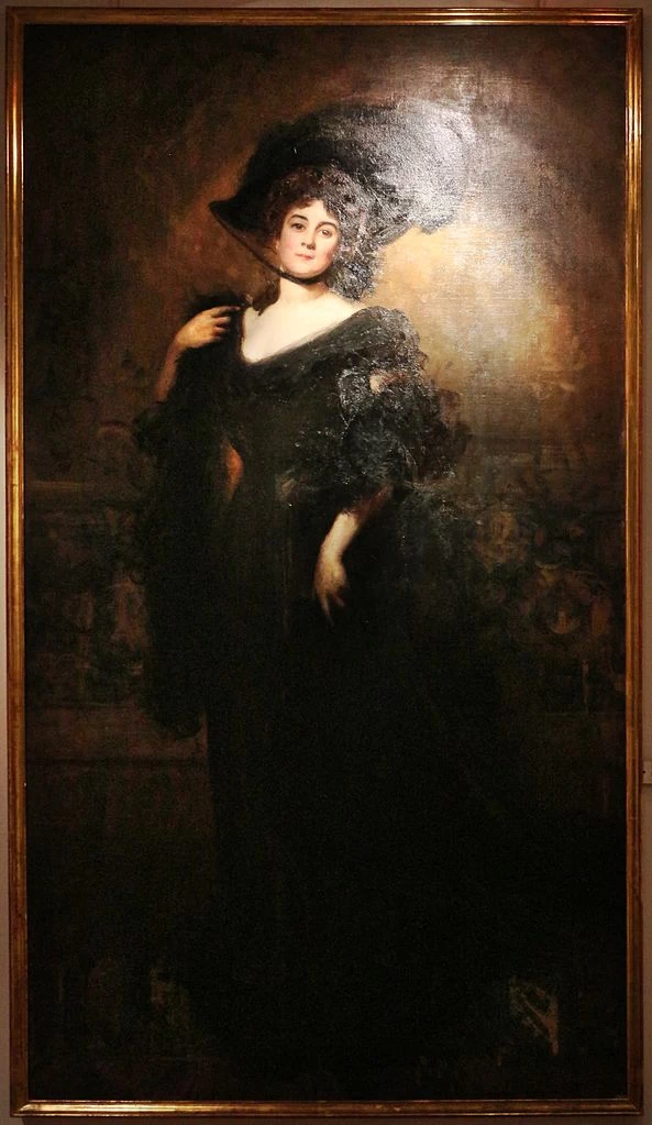 Ritratto della signora Ester de Amorim (o d'Amerin) - Raccolta Frugone, Genova